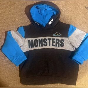 Monsters Hockey Kids Sweatshirt. Size 2T